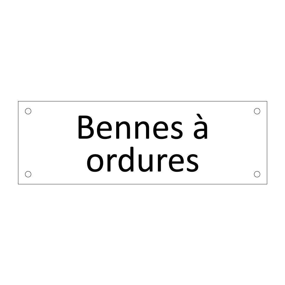 Bennes à ordures