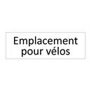 Emplacement pour vélos