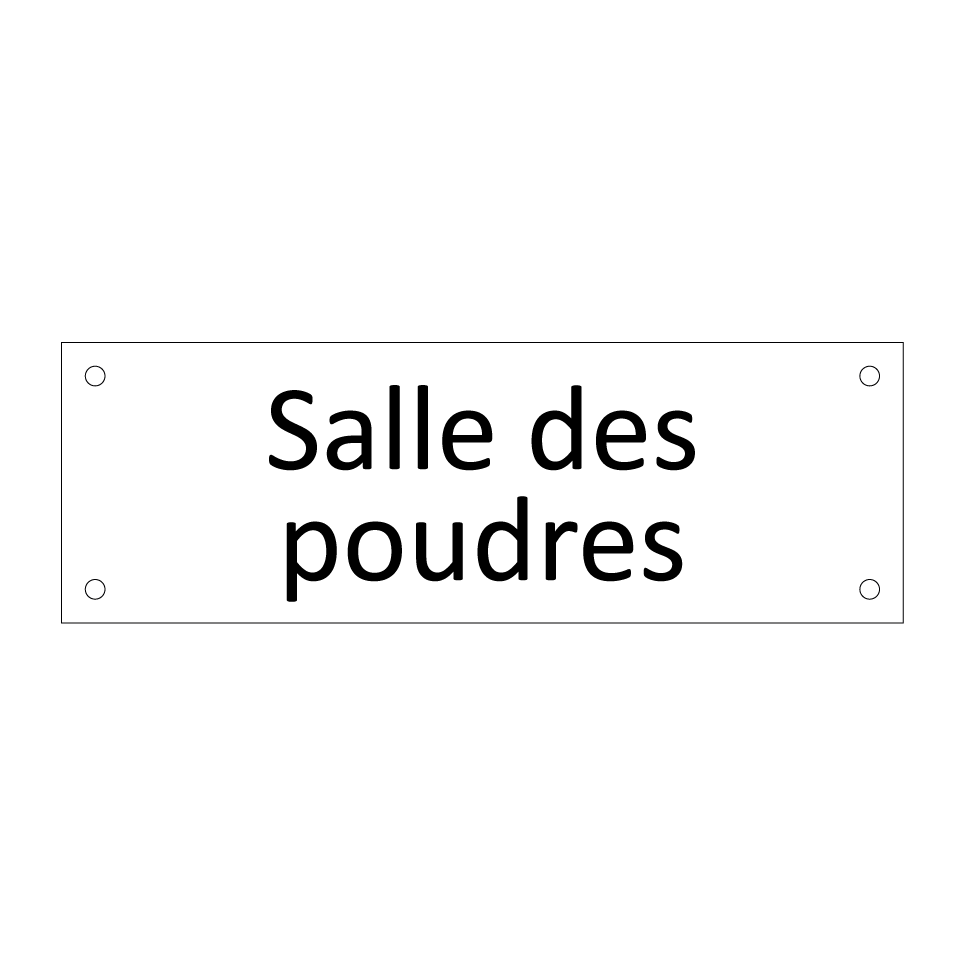 Salle des poudres