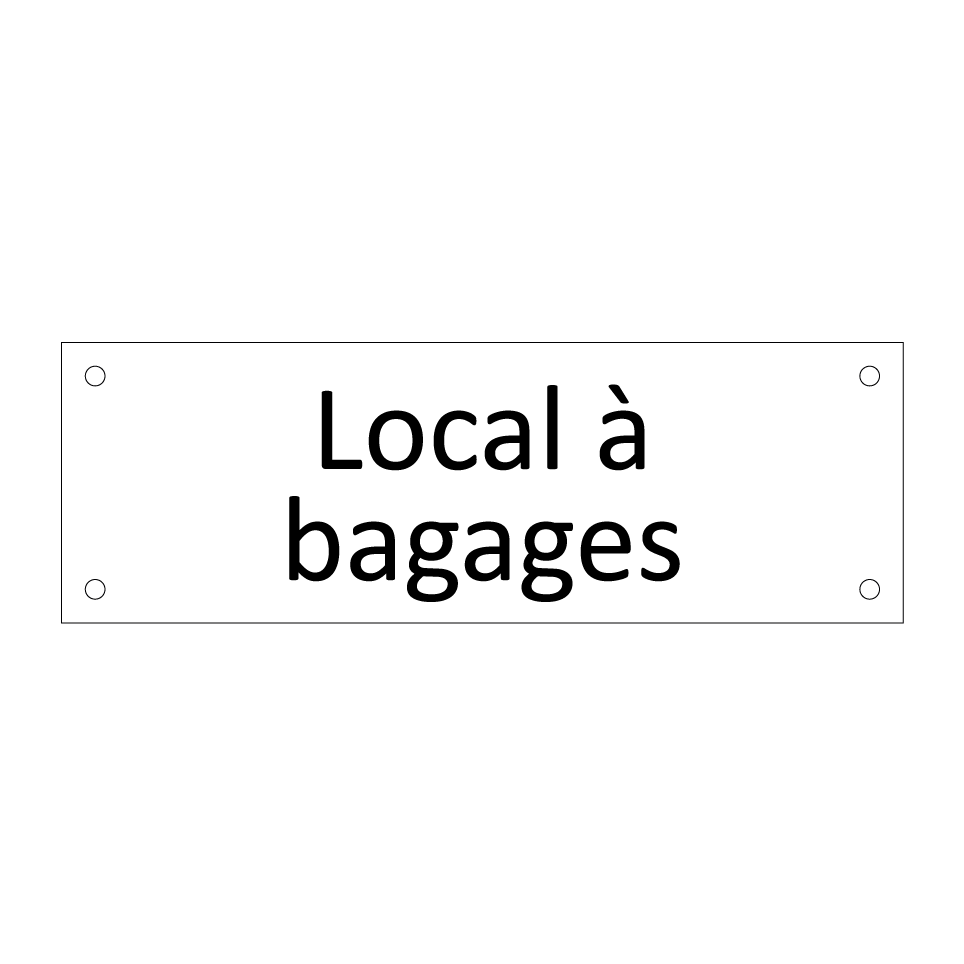 Local à bagages