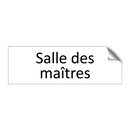Salle des maîtres