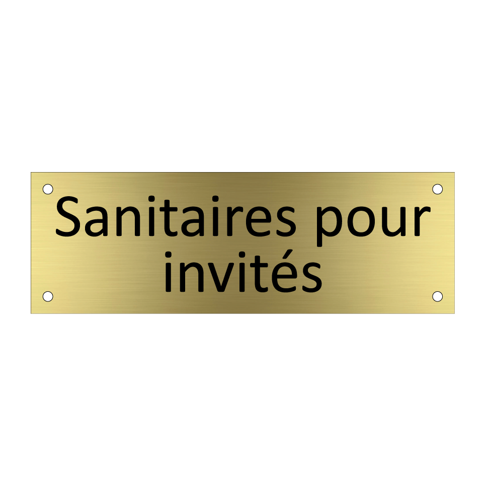 Sanitaires pour invités