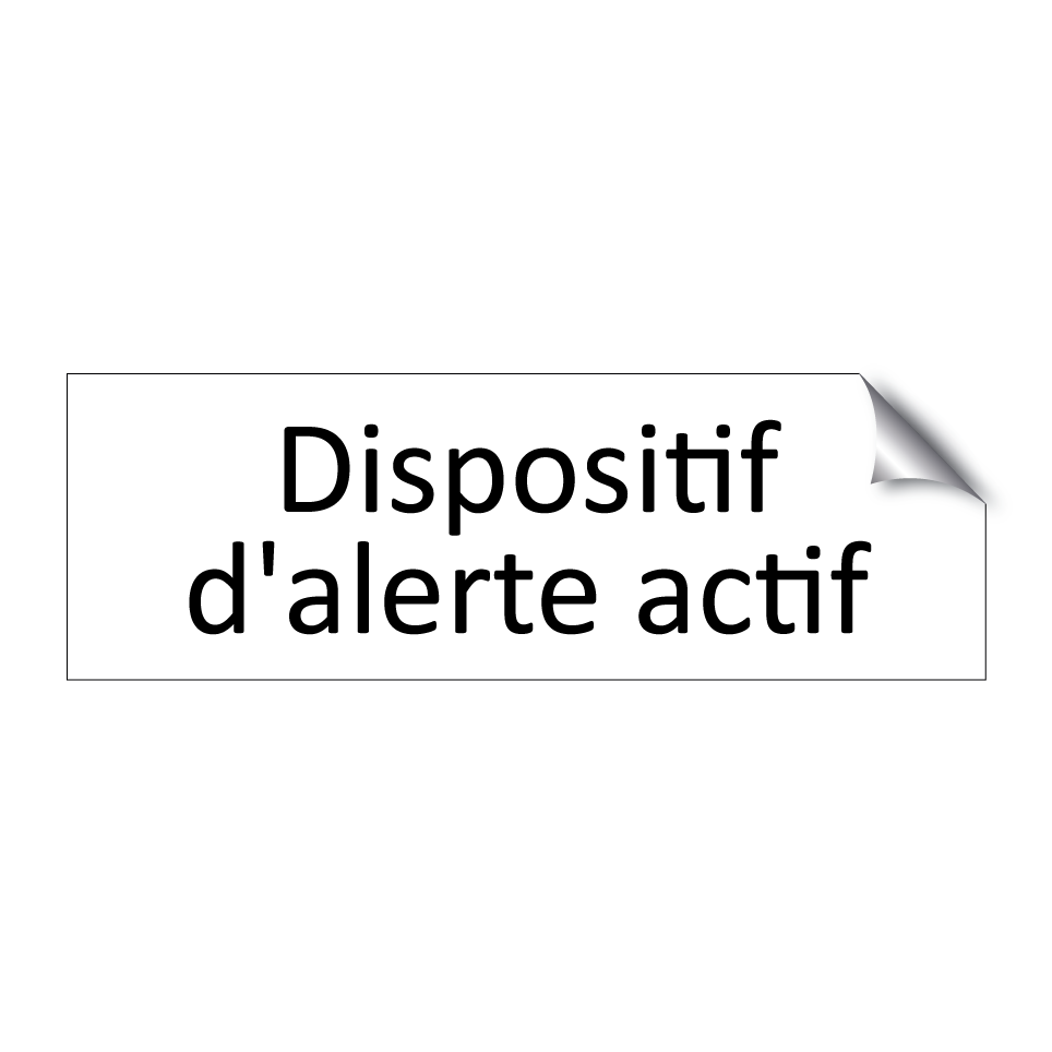 Dispositif d'alerte actif