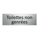 Toilettes non genrées