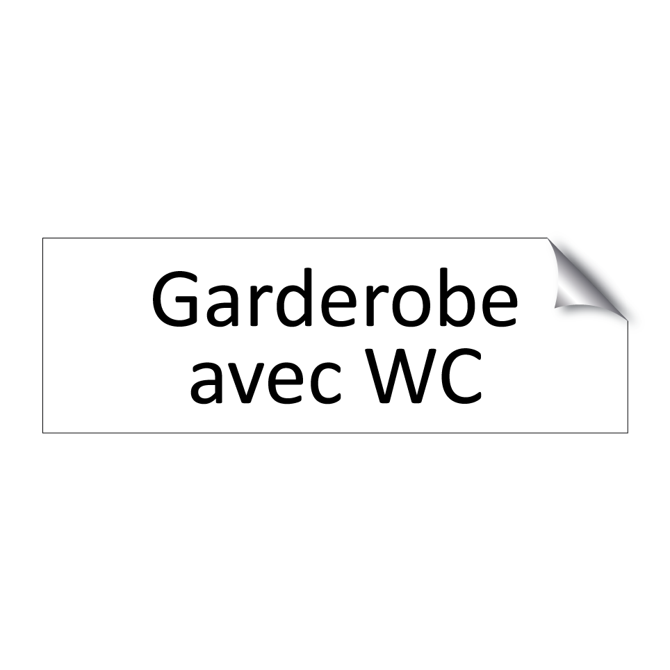 Garderobe avec WC