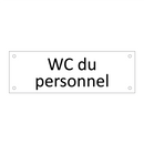 WC du personnel