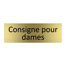 Consigne pour dames