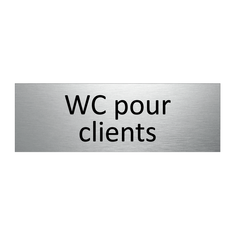 WC pour clients
