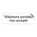 Téléphone portable non accepté