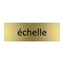 échelle & échelle & échelle