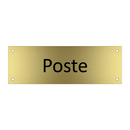 Poste & Poste & Poste