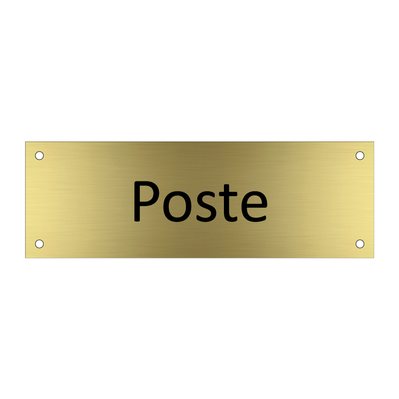 Poste & Poste & Poste
