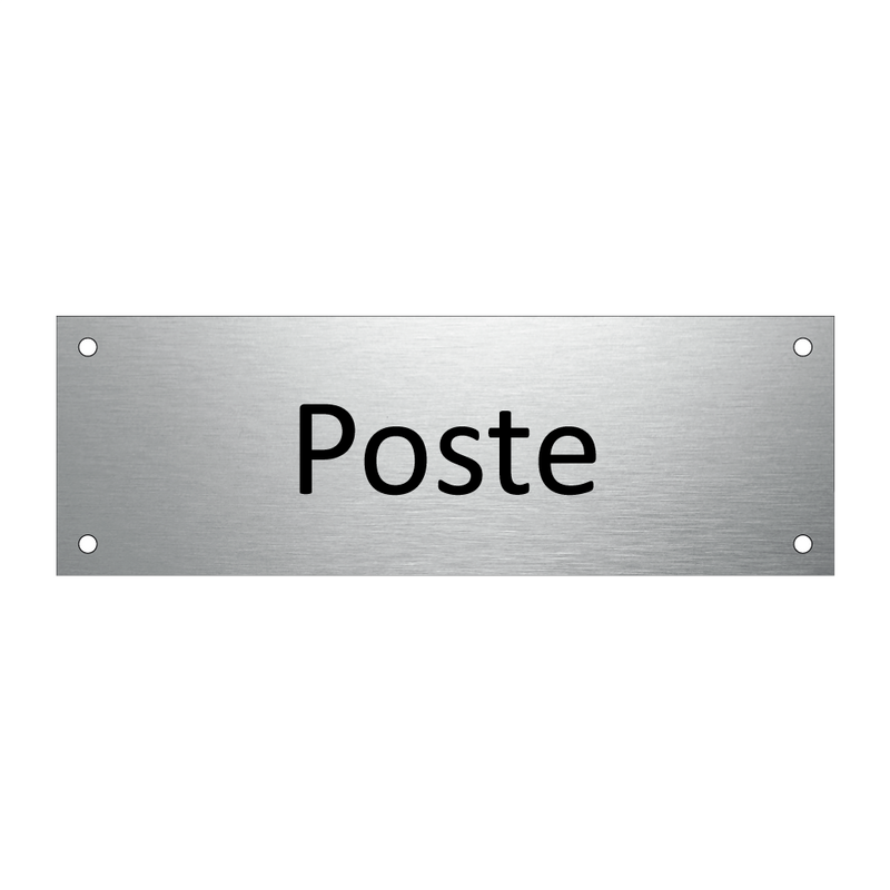Poste & Poste & Poste