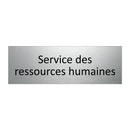 Service des ressources humaines