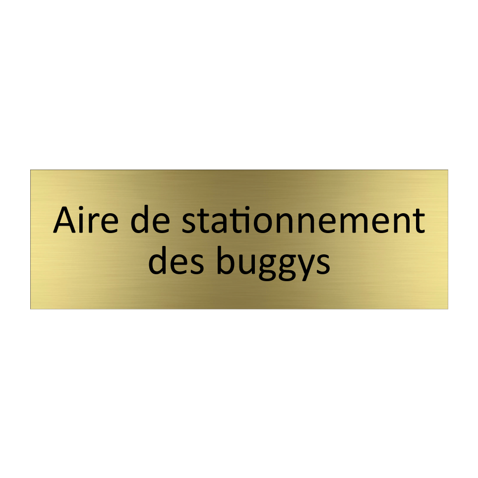 Aire de stationnement des buggys