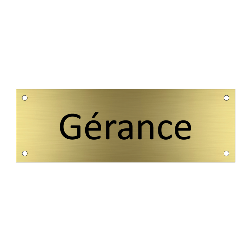 Gérance & Gérance & Gérance