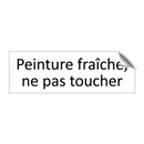 Peinture fraîche, ne pas toucher