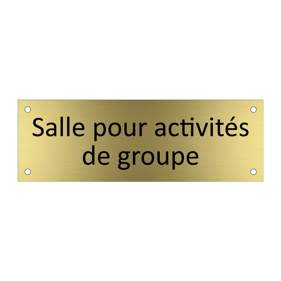 Salle pour activités de groupe