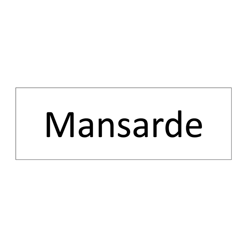 Mansarde & Mansarde & Mansarde & Mansarde & Mansarde & Mansarde