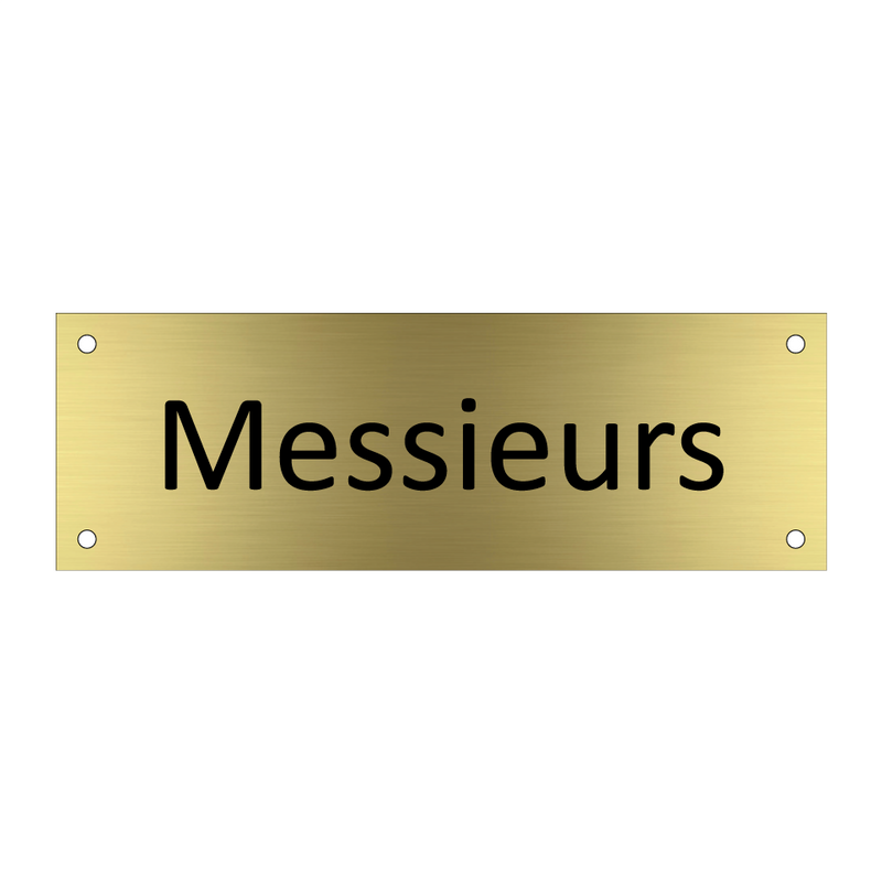 Messieurs & Messieurs & Messieurs