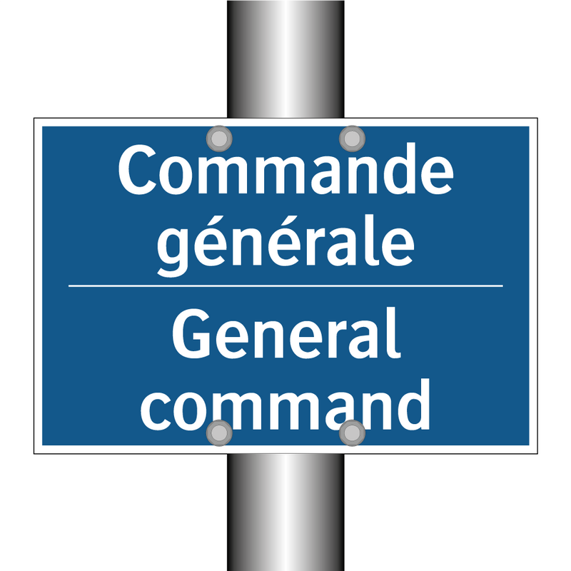 Commande générale - General command