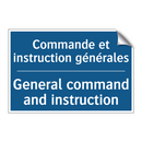 Commande et instruction générales /.../ - General command and instruction /.../