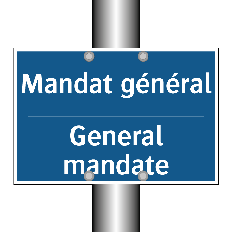 Mandat général - General mandate