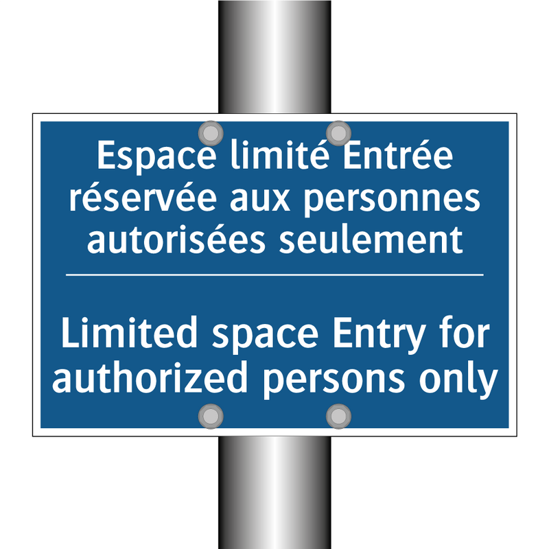 Espace limité Entrée réservée  /.../ - Limited space Entry for authorized  /.../