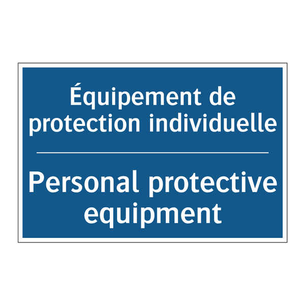 Équipement de protection individuelle /.../ - Personal protective equipment