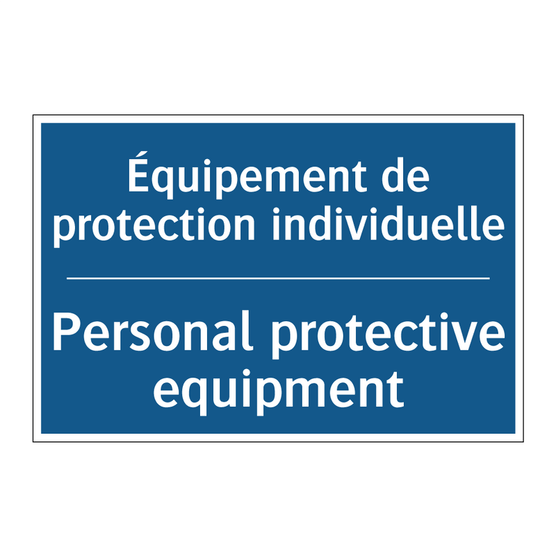Équipement de protection individuelle /.../ - Personal protective equipment