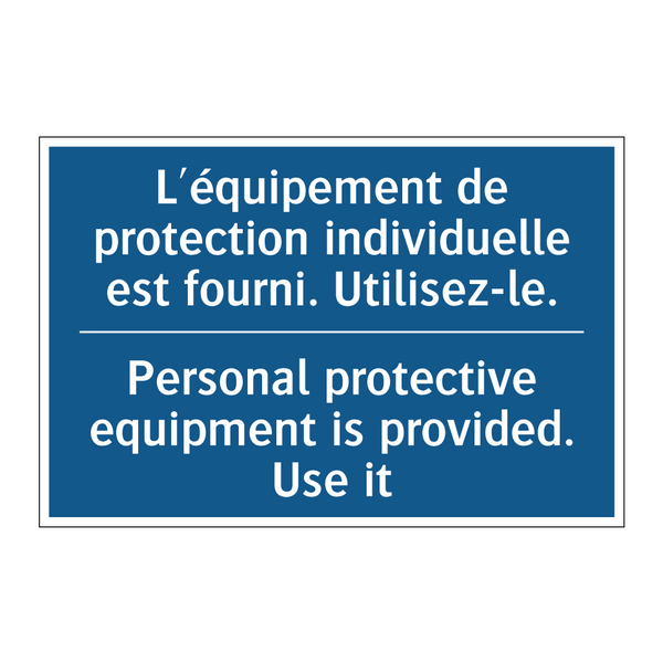 L'équipement de protection individuelle  /.../ - Personal protective equipment  /.../