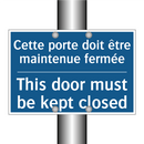 Cette porte doit être maintenue  /.../ - This door must be kept closed