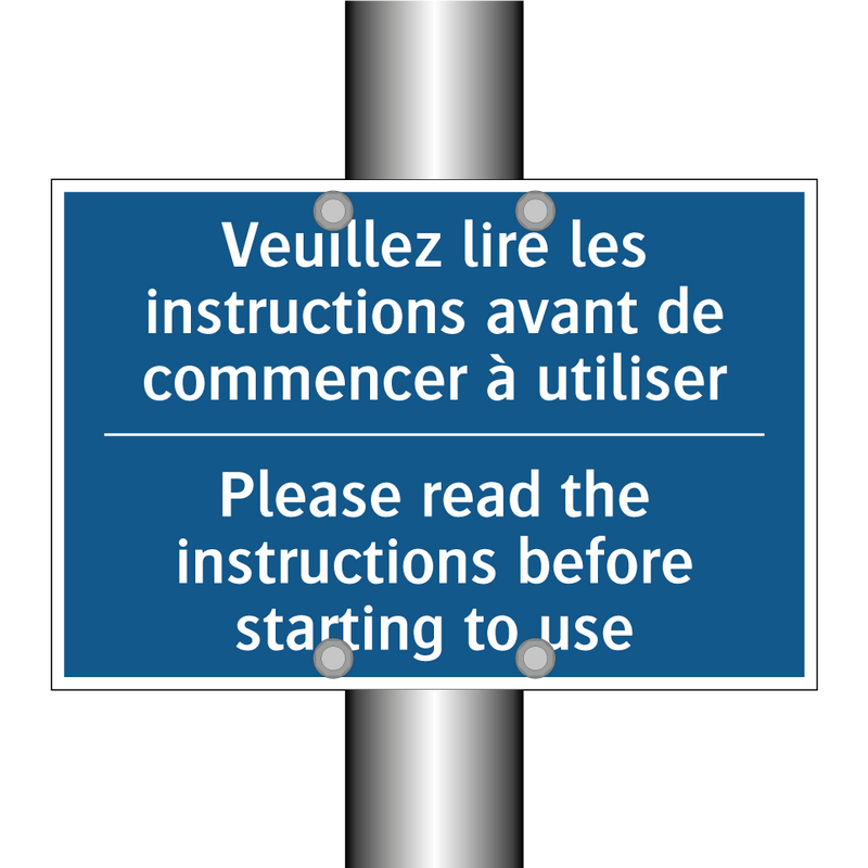 Veuillez lire les instructions  /.../ - Please read the instructions before  /.../