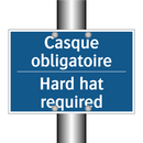 Casque obligatoire - Hard hat required