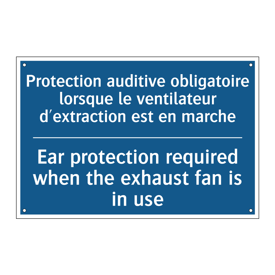 Protection auditive obligatoire  /.../ - Ear protection required when the  /.../
