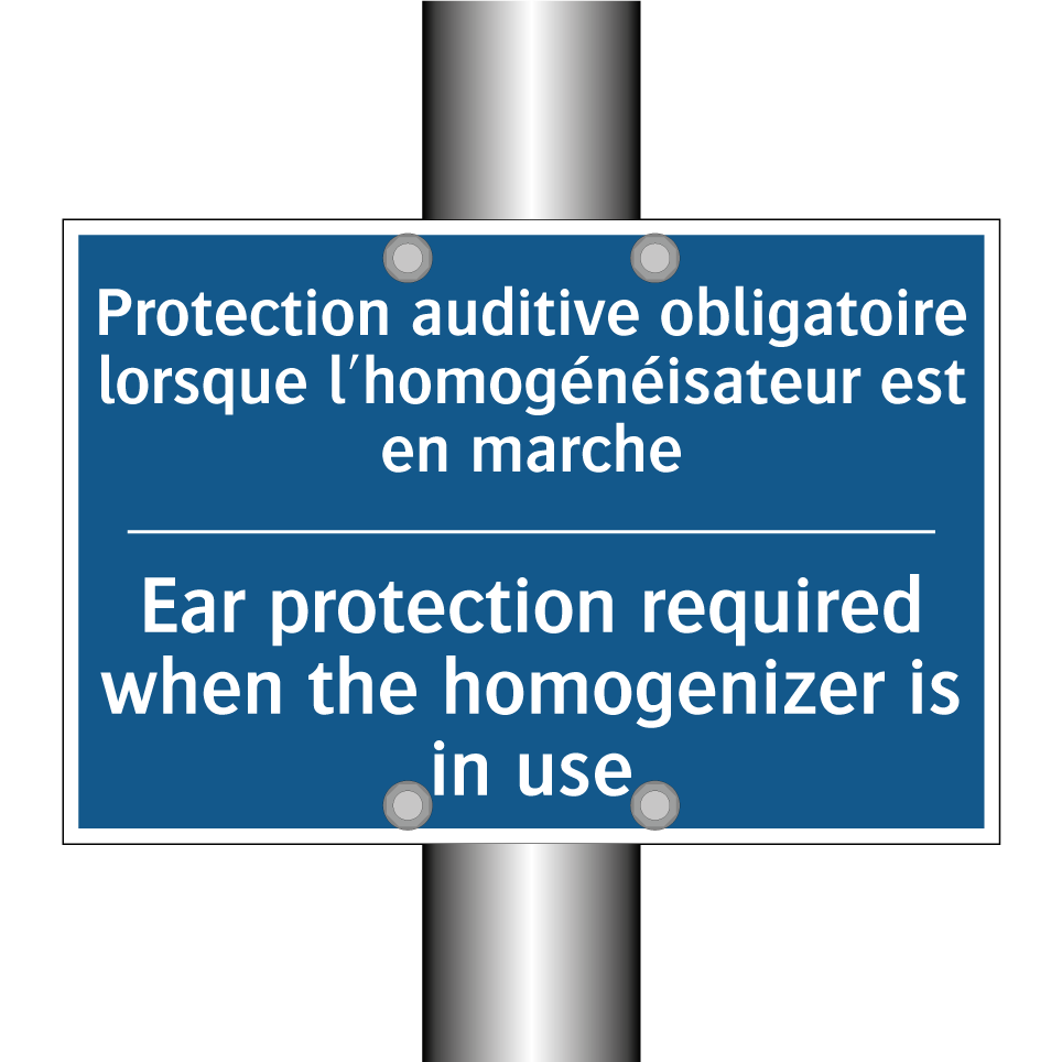Protection auditive obligatoire  /.../ - Ear protection required when the  /.../