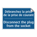 Débranchez la prise de la prise  /.../ - Disconnect the plug from the socket /.../