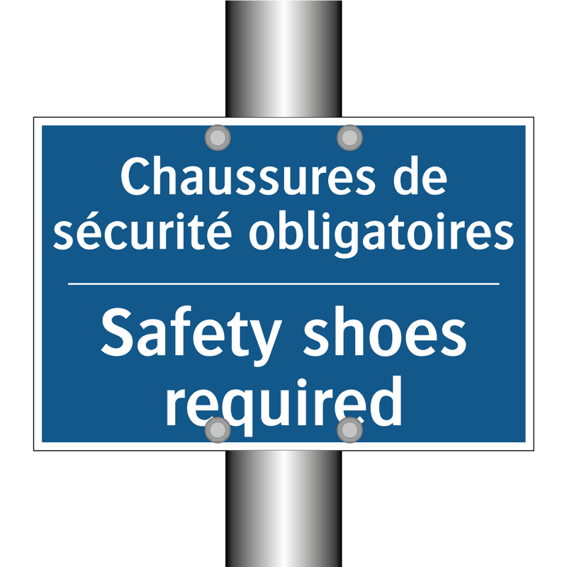 Chaussures de sécurité obligatoires /.../ - Safety shoes required