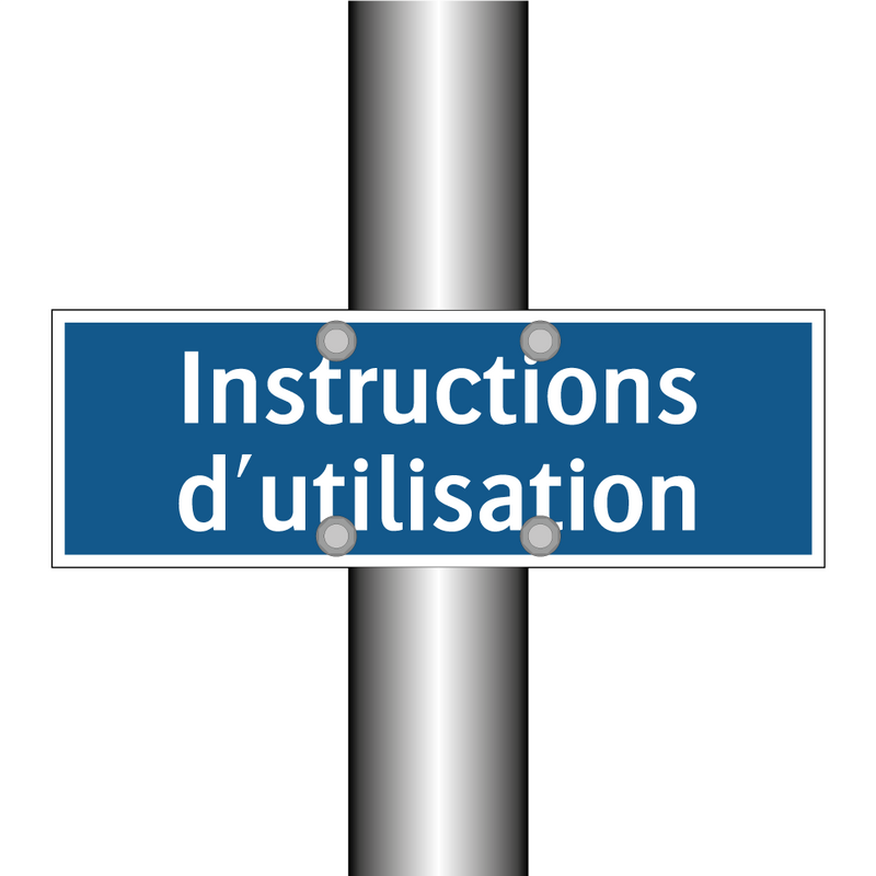 Instructions d'utilisation