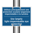 Utilisez principalement une protection  /.../ - Use largely light-impermeable  /.../