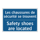 Les chaussures de sécurité se  /.../ - Safety shoes are located
