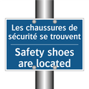 Les chaussures de sécurité se  /.../ - Safety shoes are located