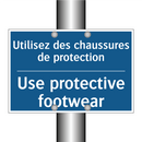 Utilisez des chaussures de protection /.../ - Use protective footwear