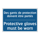 Des gants de protection doivent  /.../ - Protective gloves must be worn