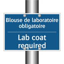 Blouse de laboratoire obligatoire /.../ - Lab coat required