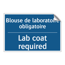 Blouse de laboratoire obligatoire /.../ - Lab coat required
