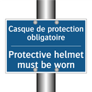 Casque de protection obligatoire /.../ - Protective helmet must be worn