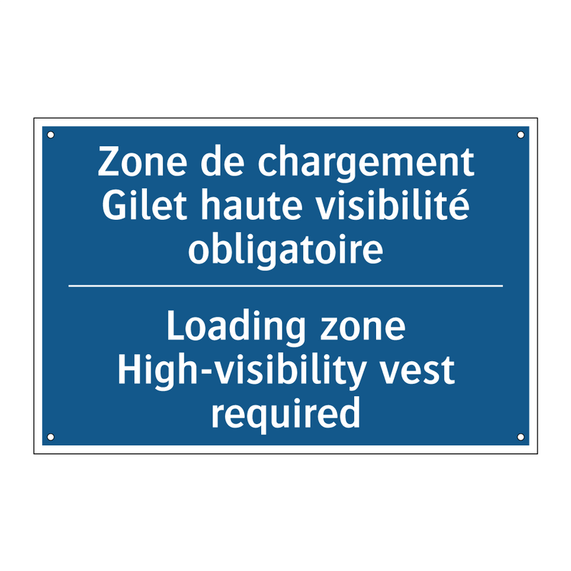 Zone de chargement Gilet haute  /.../ - Loading zone High-visibility vest  /.../