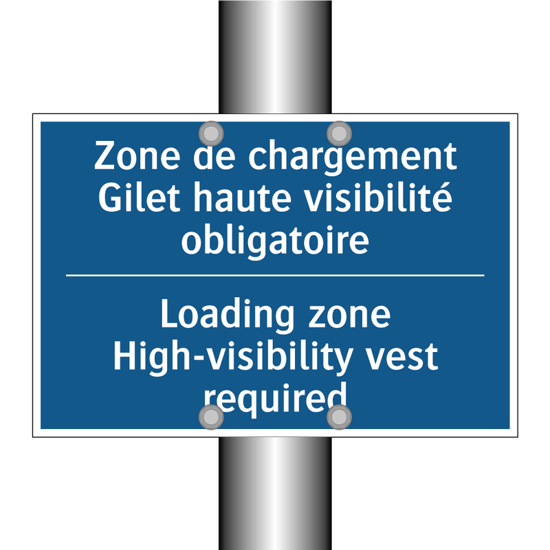 Zone de chargement Gilet haute  /.../ - Loading zone High-visibility vest  /.../