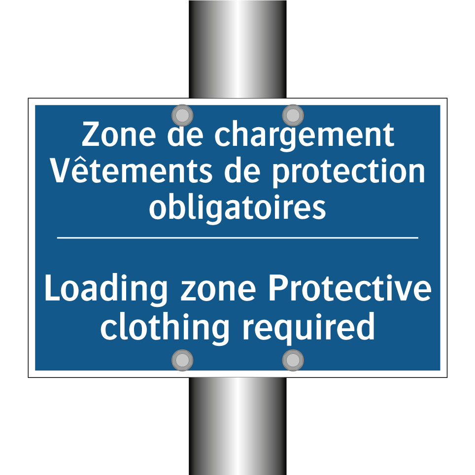 Zone de chargement Vêtements de  /.../ - Loading zone Protective clothing  /.../